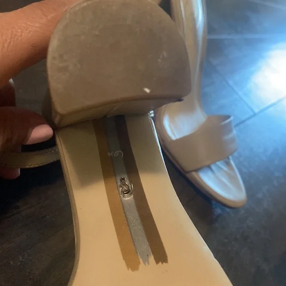 Nude heel 3” sandals Sam Edelman Yaro classic nude - Picture 6 of 8